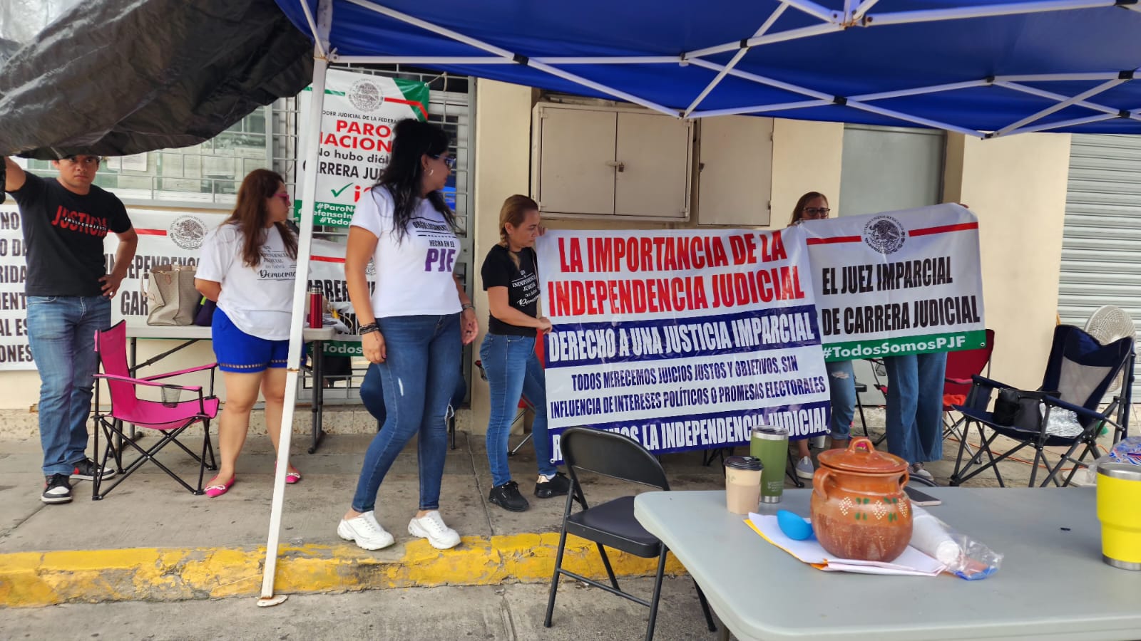 Trabajadores del Poder Judicial mantienen paro de labores - Noreste